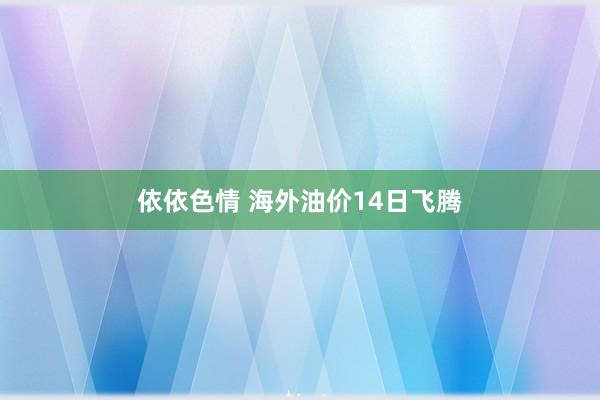 依依色情 海外油价14日飞腾